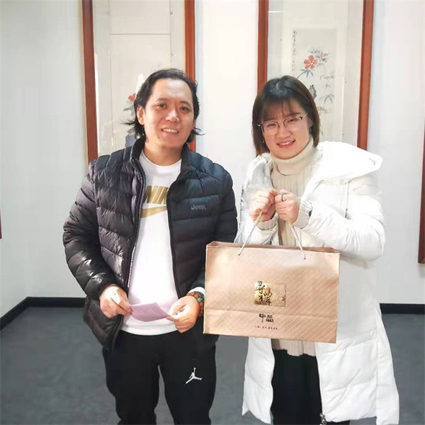 客戶(hù)合影